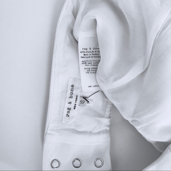 Rag & Bone Leather Halter Top - Picture 8 of 8